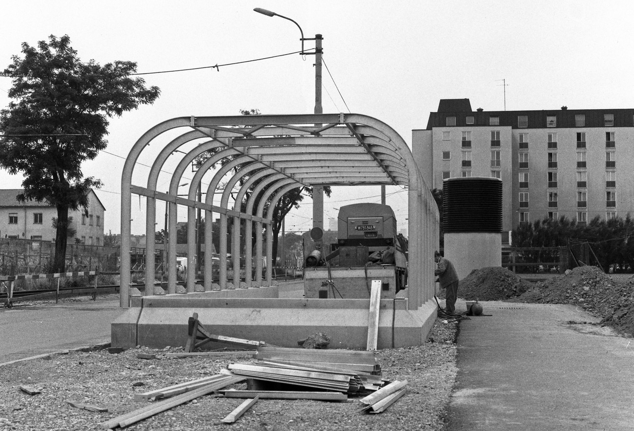 U1 Praterstern vor der Eröffnung 7. Juli 1980, © M. Helmer